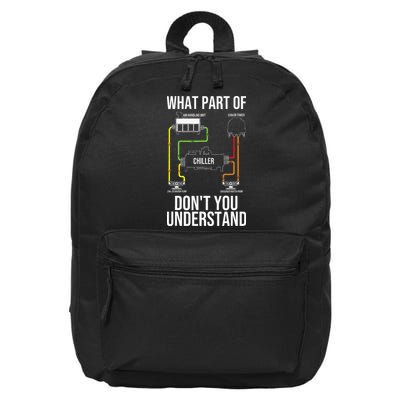 Cool HVAC Design For Air Conditioning Ventilation 16 in Basic Backpack