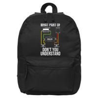 Cool HVAC Design For Air Conditioning Ventilation 16 in Basic Backpack