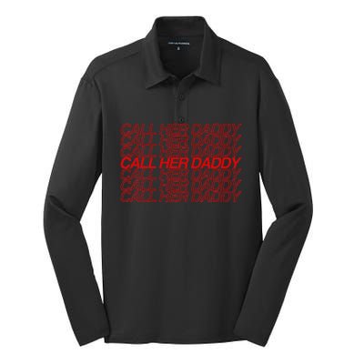 Call Her Daddy Silk Touch Performance Long Sleeve Polo