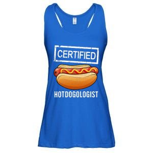 Cool Hotdog Design For Women Sausage Hot Dog Lover Ladies Essential Flowy Tank