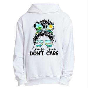 Cruise Hair Don't Care Messy Bun Ship Cruising Trip Urban Pullover Hoodie