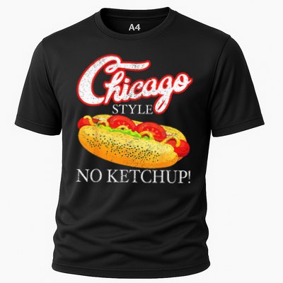 Chicago Hot Dog Summer Style 4th Of July No Ketchup Gift Performance Shirt