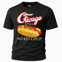 Chicago Hot Dog Summer Style 4th Of July No Ketchup Gift Cooling Performance Crew T-Shirt