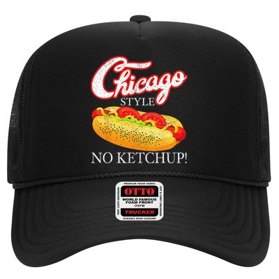 Chicago Hot Dog Summer Style 4th Of July No Ketchup Gift Trucker Hat
