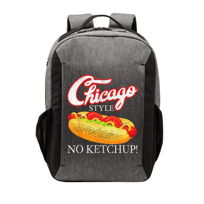 Chicago Hot Dog Summer Style 4th Of July No Ketchup Gift Vector Backpack