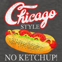 Chicago Hot Dog Summer Style 4th Of July No Ketchup Gift Vector Backpack