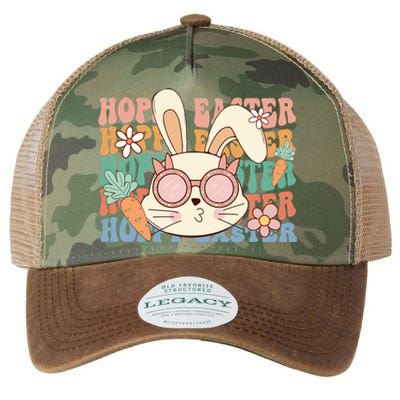 Cute Hoppy Easter Legacy Tie Dye Trucker Hat