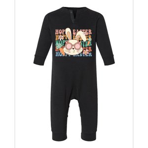 Cute Hoppy Easter Infant Fleece One Piece