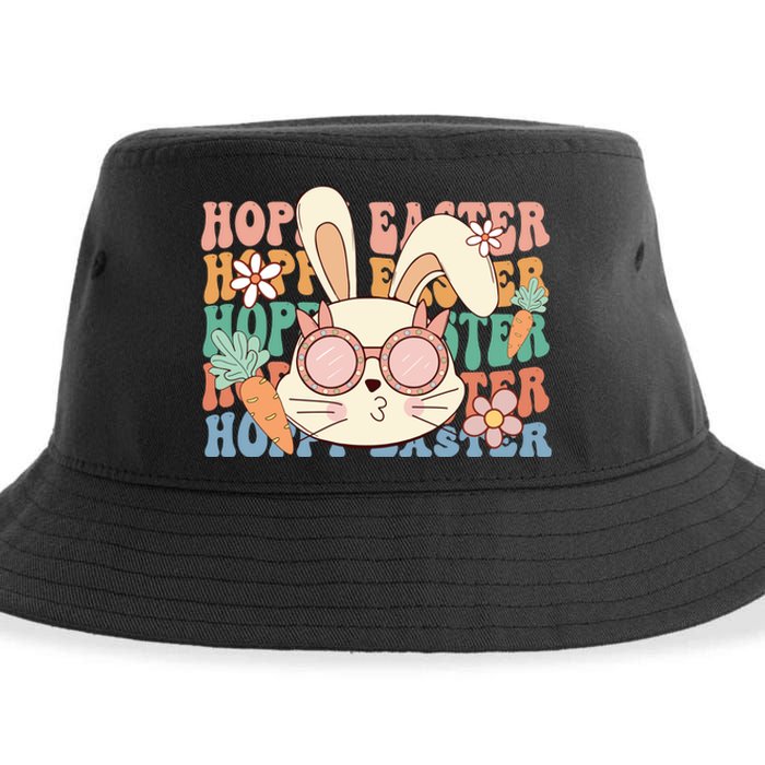 Cute Hoppy Easter Sustainable Bucket Hat