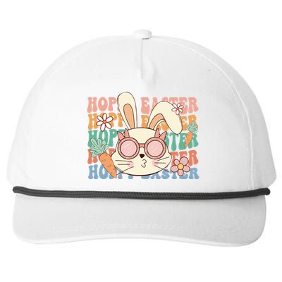 Cute Hoppy Easter Snapback Five-Panel Rope Hat