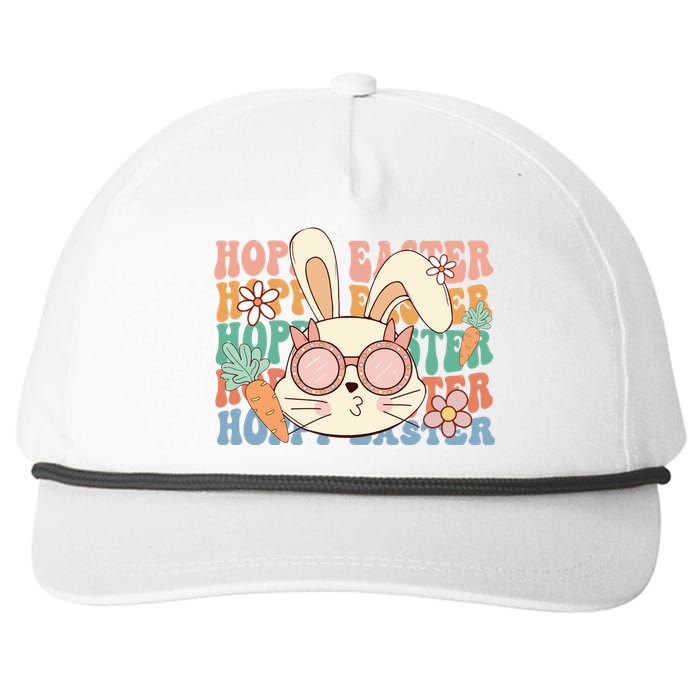 Cute Hoppy Easter Snapback Five-Panel Rope Hat