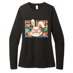 Cute Hoppy Easter Womens CVC Long Sleeve Shirt