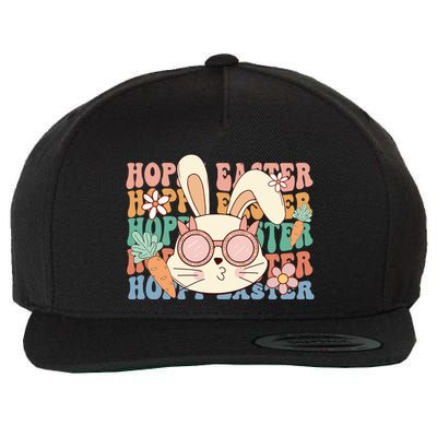 Cute Hoppy Easter Wool Snapback Cap