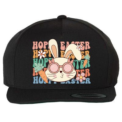 Cute Hoppy Easter Wool Snapback Cap