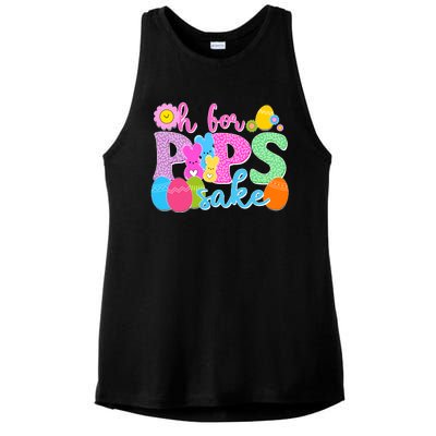 Cute Happy Easter Oh For Peeps Sake Marshmallow Bunnies Ladies PosiCharge Tri-Blend Wicking Tank