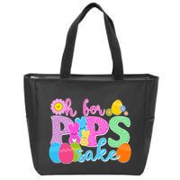 Cute Happy Easter Oh For Peeps Sake Marshmallow Bunnies Zip Tote Bag