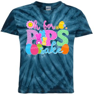 Cute Happy Easter Oh For Peeps Sake Marshmallow Bunnies Kids Tie-Dye T-Shirt