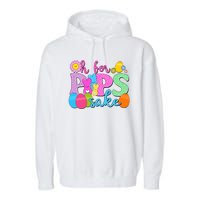 Cute Happy Easter Oh For Peeps Sake Marshmallow Bunnies Garment-Dyed Fleece Hoodie