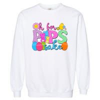 Cute Happy Easter Oh For Peeps Sake Marshmallow Bunnies Garment-Dyed Sweatshirt