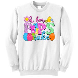 Cute Happy Easter Oh For Peeps Sake Marshmallow Bunnies Sweatshirt