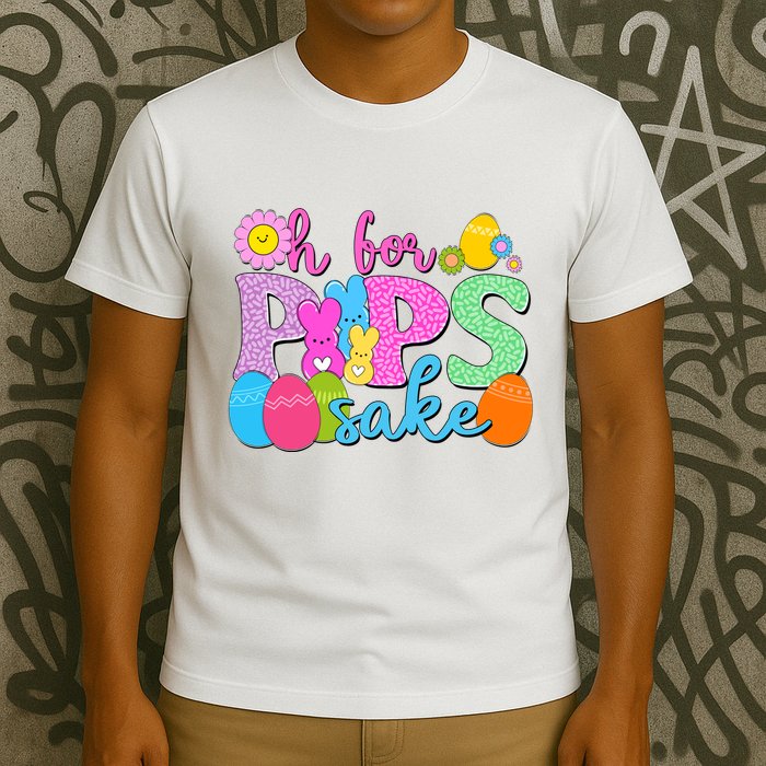 Cute Happy Easter Oh For Peeps Sake Marshmallow Bunnies T-Shirt