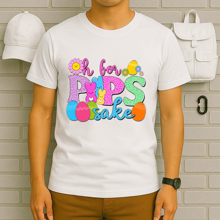 Cute Happy Easter Oh For Peeps Sake Marshmallow Bunnies T-Shirt