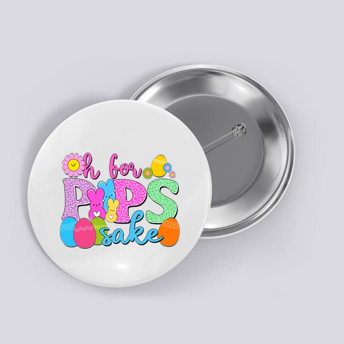 Cute Happy Easter Oh For Peeps Sake Marshmallow Bunnies Button