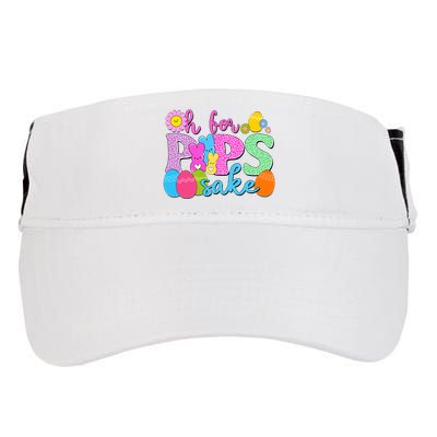 Cute Happy Easter Oh For Peeps Sake Marshmallow Bunnies Adult Drive Performance Visor