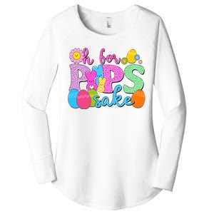 Cute Happy Easter Oh For Peeps Sake Marshmallow Bunnies Women's Perfect Tri Tunic Long Sleeve Shirt