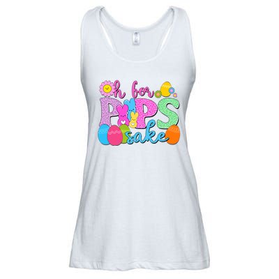 Cute Happy Easter Oh For Peeps Sake Marshmallow Bunnies Ladies Essential Flowy Tank