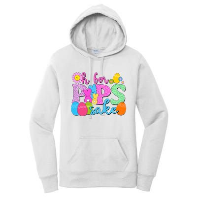 Cute Happy Easter Oh For Peeps Sake Marshmallow Bunnies Women's Pullover Hoodie