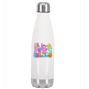 Cute Happy Easter Oh For Peeps Sake Marshmallow Bunnies Stainless Steel Insulated Water Bottle