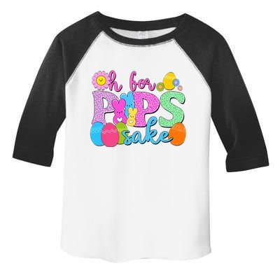 Cute Happy Easter Oh For Peeps Sake Marshmallow Bunnies Toddler Fine Jersey T-Shirt