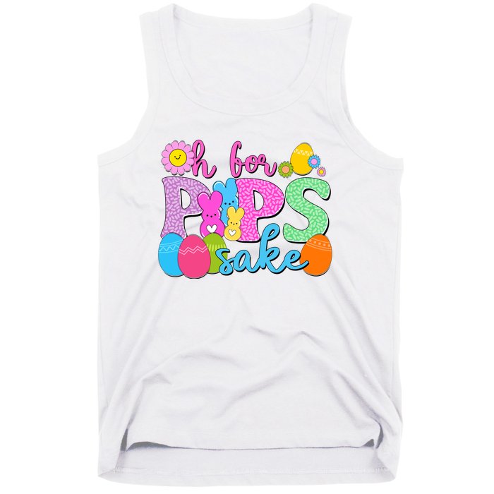 Cute Happy Easter Oh For Peeps Sake Marshmallow Bunnies Tank Top