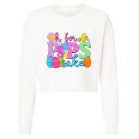 Cute Happy Easter Oh For Peeps Sake Marshmallow Bunnies Cropped Pullover Crew
