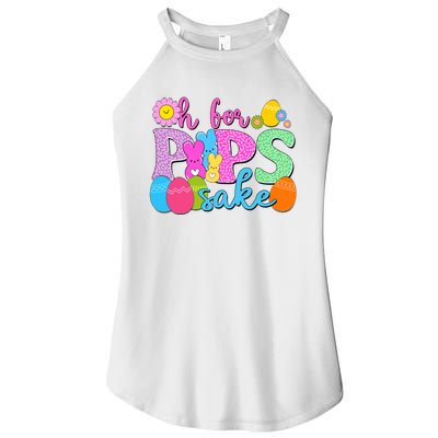 Cute Happy Easter Oh For Peeps Sake Marshmallow Bunnies Women's Perfect Tri Rocker Tank