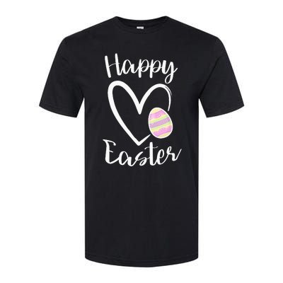 Cute Happy Easter Heart Pastel Easter Outfit Softstyle® CVC T-Shirt