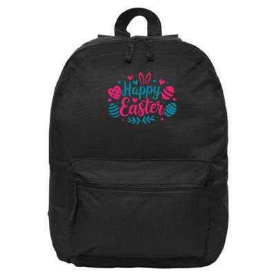 Cute Happy Easter Easter Sunday 16 in Basic Backpack
