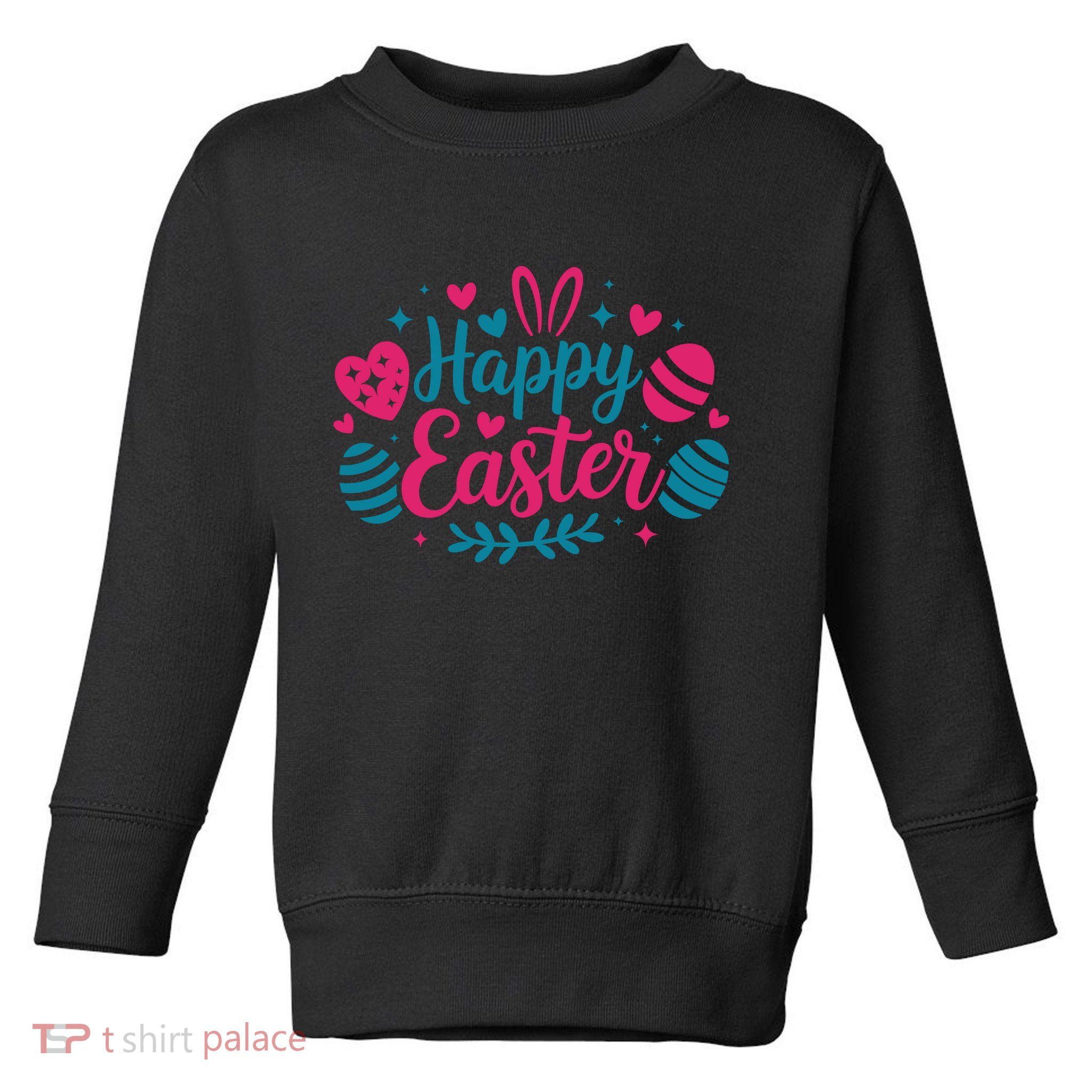 Cute Happy Easter Easter Sunday Toddler Sweatshirt