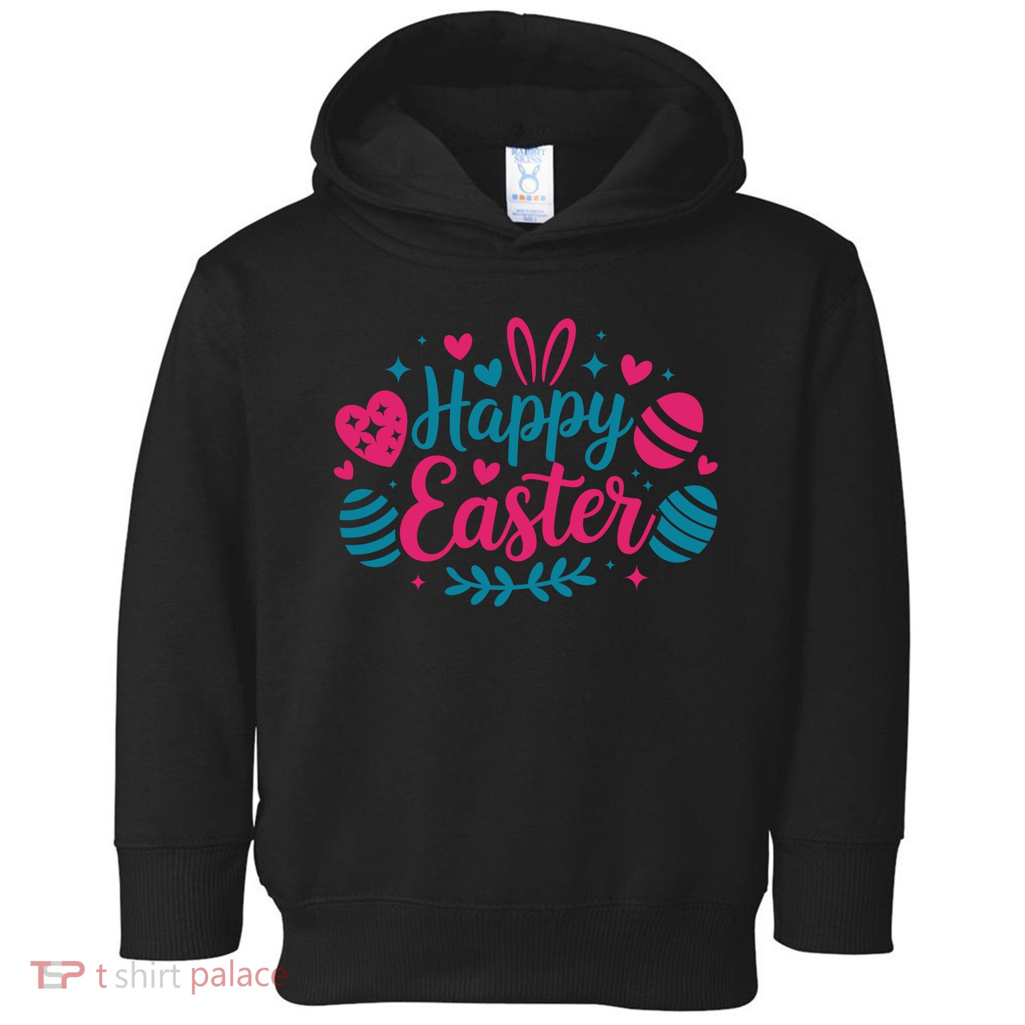 Cute Happy Easter Easter Sunday Toddler Hoodie