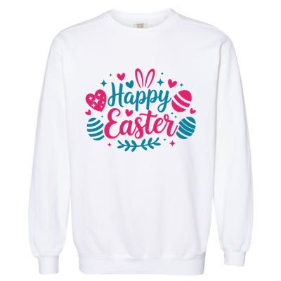 Cute Happy Easter Easter Sunday Garment-Dyed Sweatshirt