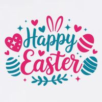 Cute Happy Easter Easter Sunday Flatbill Hat