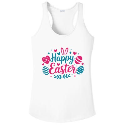 Cute Happy Easter Easter Sunday Ladies PosiCharge Competitor Racerback Tank
