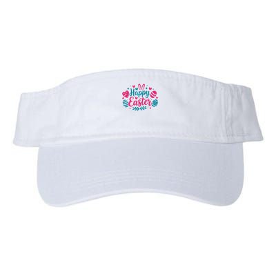 Cute Happy Easter Easter Sunday Valucap Bio-Washed Visor