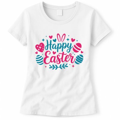 Cute Happy Easter Easter Sunday Womens T-Shirt