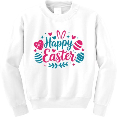 Cute Happy Easter Easter Sunday Kids Sweatshirt