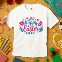 Cute Happy Easter Easter Sunday Kids T-Shirt