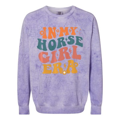 Cute Horse Era For Horse Owner In My Horse Era Premium Colorblast Crewneck Sweatshirt