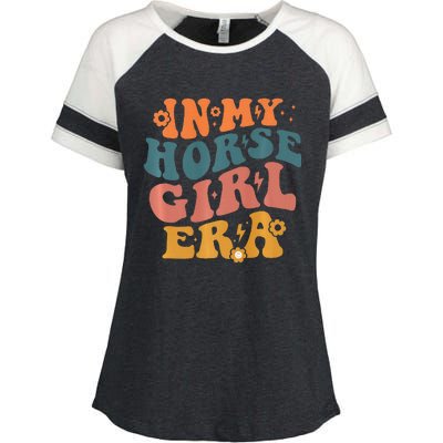 Cute Horse Era For Horse Owner In My Horse Era Premium Enza Ladies Jersey Colorblock Tee