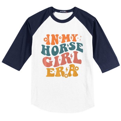 Cute Horse Era For Horse Owner In My Horse Era Premium Baseball Sleeve Shirt